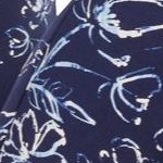navy batik floral