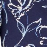 navy batik floral