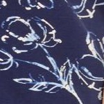 navy batik floral