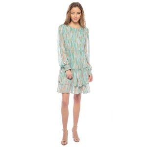 Parker and Rowe | Printed Mini Tier Dress - 1 of 3