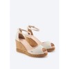 Aiguafreda Limited Edition Canvas Espadrille Sandal Wedges - 3 of 4