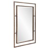 Howard Elliott 33"x23" Gavin Metal Framed Wall and Accent Mirror: Iron Rectangle, No Assembly, Modern Decor - image 3 of 4