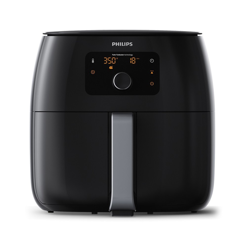 Philips 1.1qt Twin TurboStar Digital Air Fryer Black - HD9650/96