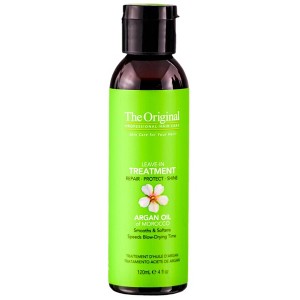 DermOrganic Leave-In Treatment with Organic Argan Oil (4 oz) Hair Serum to Nourish, Protect, & Repair Damage - 1 of 3