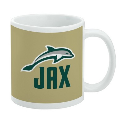Jacksonville University Secondary Logo Ceramic Coffee Mug Novelty Gift Mugs for Coffee Tea and Hot Drinks 11oz White