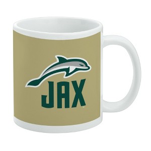 Jacksonville University Secondary Logo Ceramic Coffee Mug Novelty Gift Mugs for Coffee Tea and Hot Drinks 11oz White - 1 of 4