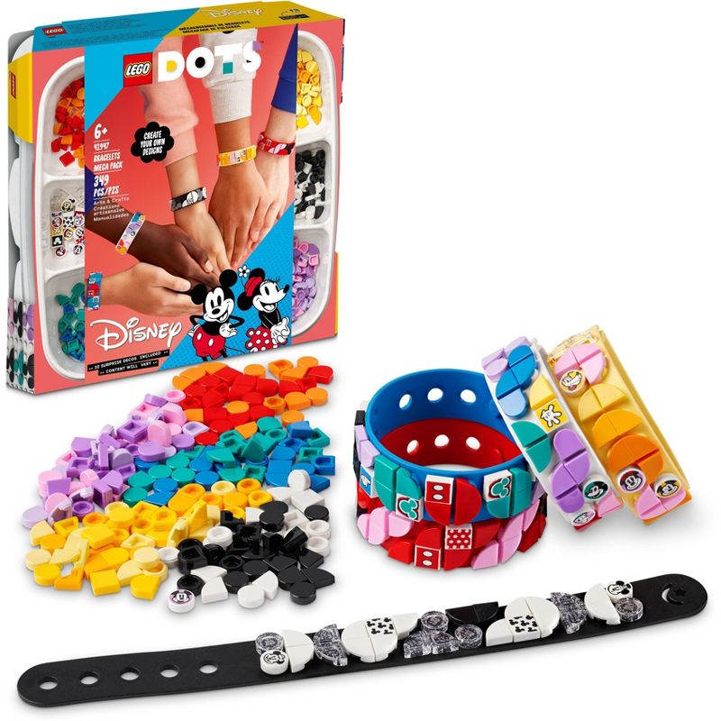 LEGO DOTS Mickey &#38; Friends Bracelets Mega Pack Set 41947, 1 of 8