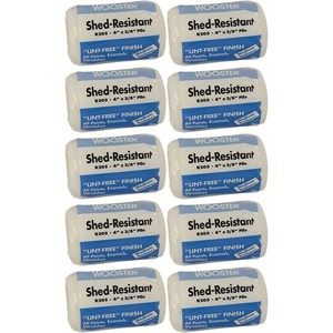 Wooster Genuine 4" Super Doo-Z 3/8" Nap Roller Cover 10-Pack, R205-4-10PK - 1 of 1