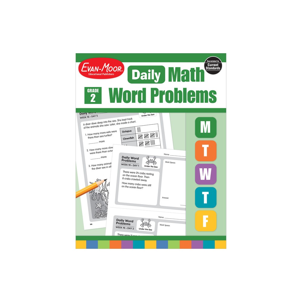 ISBN 9781629388564 product image for Daily Word Problems, Grade 2 - by Evan-Moor Educational Publishers (Paperback) | upcitemdb.com