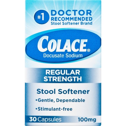 Colace Regular Strength Stool Softener 30ct Target