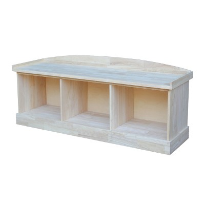 Storage Bench Unfinished - International Concepts