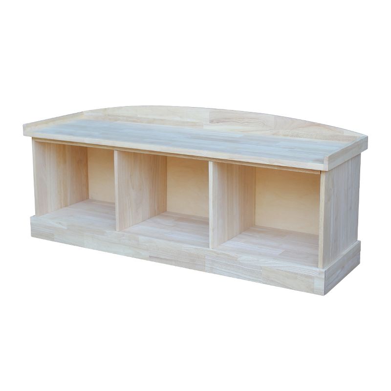 Storage Bench Unfinished - International Concepts, 1 of 9
