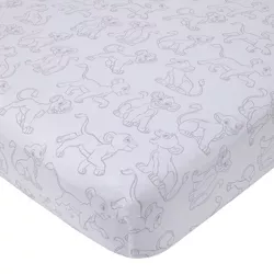 Disney Lion King Wild About You Fitted Crib Sheet
