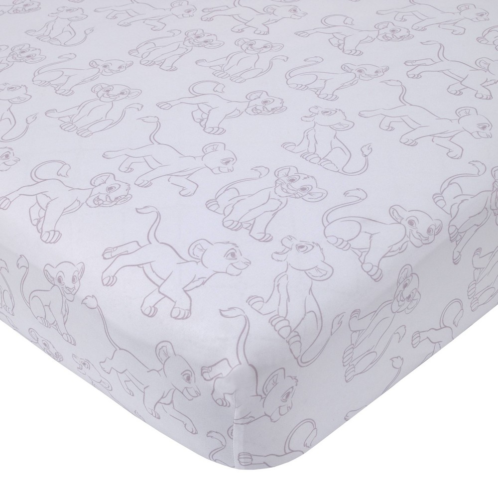 Photos - Bed Linen Disney Lion King Wild About You Fitted Crib Sheet