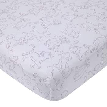 Disney Lion King Wild About You Fitted Crib Sheet