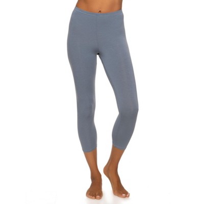 Felina  Lurra Capri Leggings (Heather Charcoal, Small) at