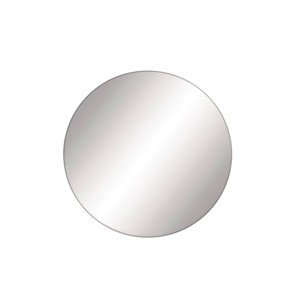 36" Contemporary Wood Round Wall Mirror - Olivia & May - 1 of 4