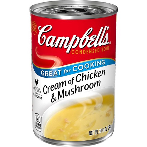 Campbell S Condensed Cream Of Chicken Mushroom Soup 10 5oz Target