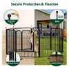 GOTGELIF 8 Panels 32" Height Dog Playpen Heavy Duty Pet Fence Indoor Outdoor - 3 of 4