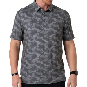 Burlebo Men's Performance Short Sleeve Polo Golf Shirt - 1 of 4