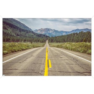 Trends International Joseph S Giacalone - Start Of The June Lake Loop Framed Wall Poster Prints - 1 of 4