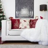 Sapphtopaz Holiday Decorative Pillows, Christmas Accent Pillow with Embroidery Work, Festive Decorative Pillows for Bed, Sofa - 4 of 4