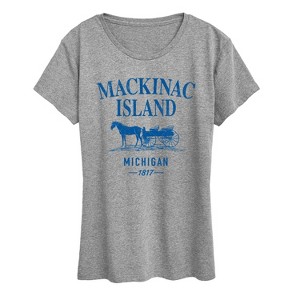 Women's - Instant Message - Mackinac Island Short Sleeve Graphic T-Shirt - 1 of 4