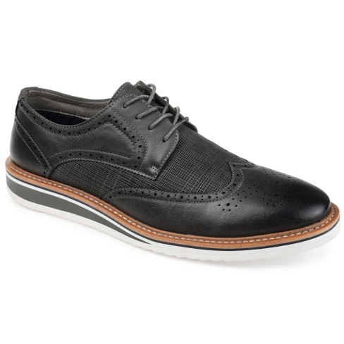 Vance Co. Medium And Wide Width Mens Warrick Tru Comfort Foam Wingtip ...