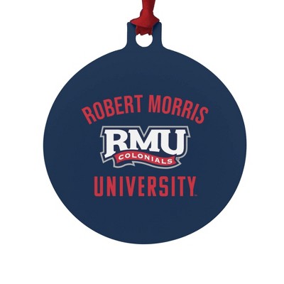 Robert Morris University Colonials Logo Aluminum Holiday Christmas Tree Ornament
