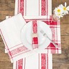 C&F Home 13" x 19" Jacquard Holly Cotton Reversible Machine Washable Rectangle Placemat Set of 6 - 3 of 3