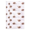Hudson Baby Boys and Girls Cotton Poly Flannel Burp Cloths 8-Pack, One Size - 2 of 2