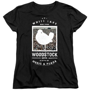 Women's Woodstock Birds Eye View T-Shirt - 1 of 4
