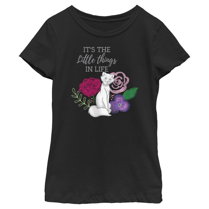 Girl's Aristocats Duchess It’s the Little Things in Life T-Shirt, 1 of 5