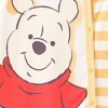 Disney Winnie the Pooh Baby Infant Boy Naia? Cute Striped Enveloping Cuff Romper Jumpsuits - 3 of 4
