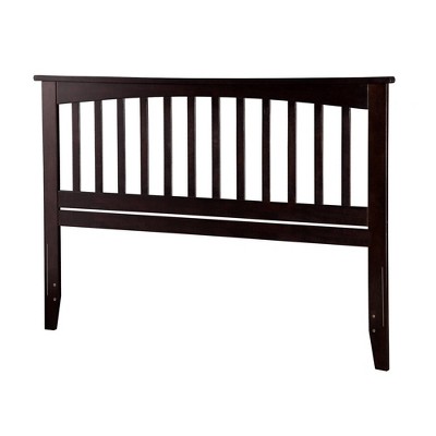 King Mission Headboard Walnut - Afi: Classic Wood Crown Molding, Usb ...