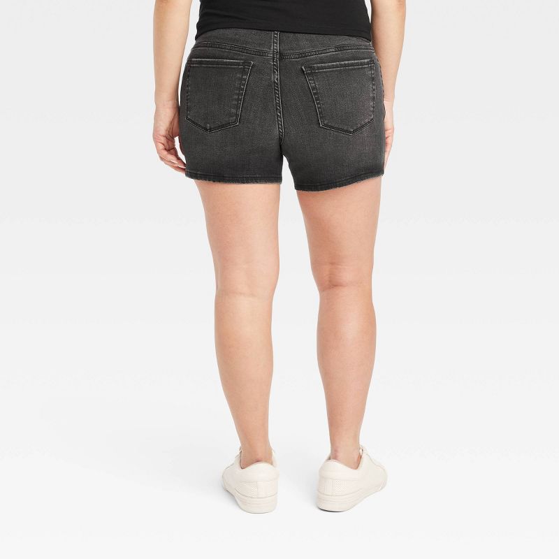Over Belly Midi Maternity Jean Shorts - Isabel Maternity by Ingrid & Isabel™, 2 of 6