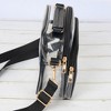 Anna-Kaci Trendy Clear Transparent Women's Shoulder Bag with Iridescent Trim - 3 of 4