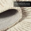 NICOLE MILLER NEW YORK Kendall Fluted Geo Handcrafted Area Rug, 100% Wool Rug - 4 of 4