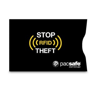 Pacsafe RFIDsleeve 25 Card Cases Black - 1 of 3