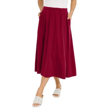Women's Floral Asymmetrical Midi Skirt - Cupshe : Target