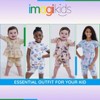 Disney Junior Baby Girls Ribbed Peplum T-Shirt and Bike Shorts Outfit Set Newborn to Infant Sizes (0-3 Months - 14-16) - 3 of 4