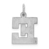 Black Bow Jewelry Sterling Silver Amanda Collection Medium Block Style Initial E Pendant - 3 of 4