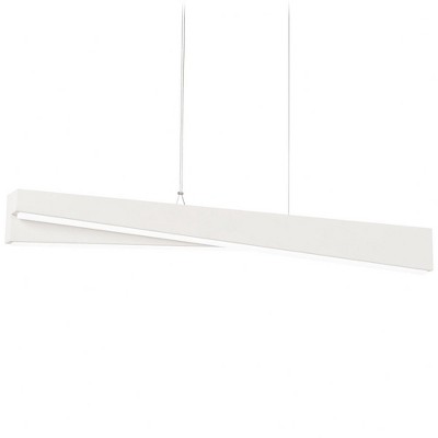 George Kovacs Lighting So Inclined 1 - Light Island Pendant Light in  Sand White