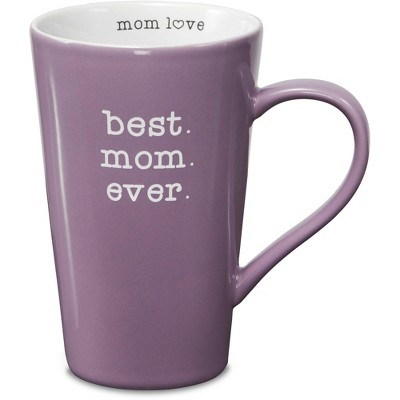 Pavilion Gift Company - Best Mom - 18 oz Latte Cup - Drinkware