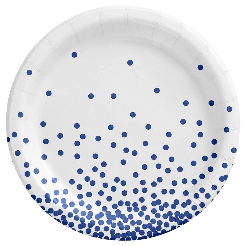 20ct Sprinkled confetti Dinner Plate - Spritz&#8482;, 1 of 3