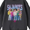 Kpop Demon Hunters Group Sajaboys, Korean Boys, Singer Youth Black Crew Neck Long Sleeve Hoodie - 2 of 2