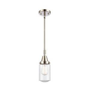 Dover - 1 Light Stem Hung Mini Pendant In Traditional Style-11.38 Inches Tall and 4.5 Inches Wide - 1 of 1