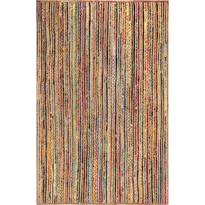 Nuloom Aleen Bohemian Cotton/Jute Indoor Area Rug