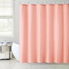 Home Mart Goods Peach Vinyl Shower Curtain Liner Waterproof - 70" x 72" - 2 of 3