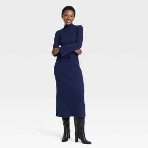 Women's Long Sleeve Maxi Sweater Dress - A New Day™ - 1 of 3